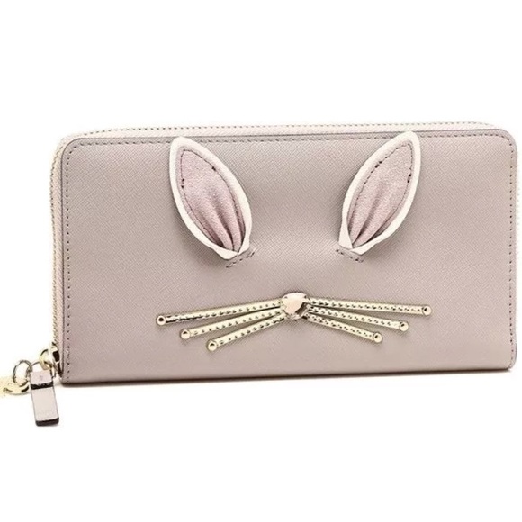 NWT KATE SPADE RABBIT NEDA HOP TO IT WALLET - Picture 3 of 8
